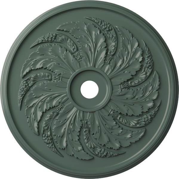 Ekena Millwork Sellek Ceiling Medallion (Fits Canopies up to 9"), Hand-Painted Cloud Burst, 42 1/8"OD x 1 7/8"P CM42SKCBF - main